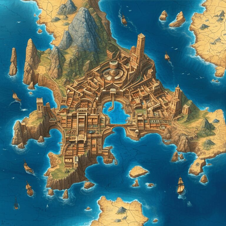 mondo sottomarino atlantide map